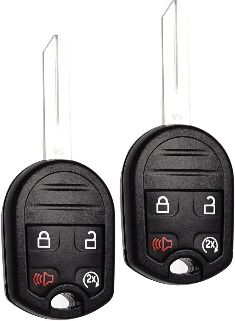 2 x SUPALAND Key Fob Remote Replacement Fits for Ford F-150 F150 2011 2012 2013 2014 F-250 F-350 Super Duty 11-2016 Explorer Expedition 2009-2017 CWTWB1U793 Keyless Entry Remote Start Control OUC6000022