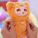 CALEMBOU Blind Box,Soft Kawaii 1 of 6 Possible Mystery Collectible Plush Doll Toys, Animals Stuffed Keychain Charm Birthday Gifts,Ula Weather Series