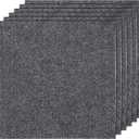 AKOLAFE 30 Pack Peel and Stick Carpet Tiles 12x12 Self Adhesive Carpets Squares for Basement Carpets for Concrete Floor Non Skid Carpet Tiles Clearance on Indoor Outdoor Carpet Squares Commercial Grey