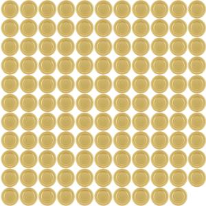 Gold Beaded Charger Plates Set of 120 - Bulk Gold Foil Paper Chargers for Dinner Plates, 13-Inch Decorative Plates & Plate Chargers for Weddings, Fine Dining, Holiday Parties & Events