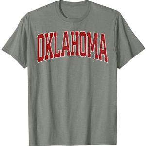 Oklahoma City Vintage T-Shirt - Women's Black Small Classic Fit Crew Neck Short Sleeve M
