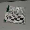 Reusable Party Decoration Pennant Banner - 21 Pcs Black & White Checkered Flags on a 30ft String – Perfect for Race Car, Racing, Checkered Themed Parties & Events