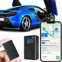 2025 New Model GPS Tracker for Vehicles No Monthly Fee Real-time Tracking Magnetic Car GPS Tracker for Kids/Dogs,Application Control Pets 4G LTE