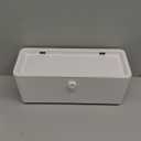 Power Strip Cover Box - Effectively Baby Proofs Power Strip with Patented Dual Lock. Convenient Side Openings for Cords & Cables. Protects Small Hands & Fingers (White)