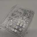 cSeao SAE Hex Nuts Assortment Kit, #2-56#4-40#6-32#8-32#10-32#10-24 1/4"-20 3/8"-16, 304 Stainless Steel Plain Finish A2-70 18-8