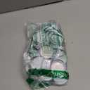 Patelai 72 Pieces 38 mm White Growler Caps Lids, Tinplate Metal Screw Caps with White Filling Glue Fits for Most 1/2 and 1 Gallon Jugs