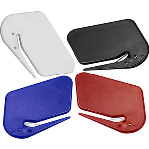 Letter Opener Envelope Slitter 4 Pack Letter Openers Plastic with Blade Envelope Opener Mail Opener for Envelope,Package,Paper Cut,Safe Letter Opener
