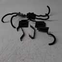 Wallmaster Boltless Shelving Hook Organizer Kit,7 Pcs Adjustable Storage Hanging Accessories for 1.5 inch Keyhole Rack,Garage Heavy Duty Tool Storage System