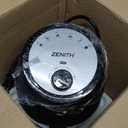 Zenith AirMax Small, Compact Air Fryer Healthy Cooking, 2.1 Qt, Nonstick, User Friendly and Adjustable Temperature Control w/ 30 Minute Timer & Auto Shutoff, Dishwasher Safe Basket, Black (2L)