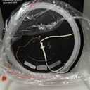 Lightania 15 Inch Flush Mount Ceiling Light with Remote Control & Night Light, 5CCT Dimmable Ceiling Light Fixture, 35W 3500LM 2700K-6500K Adjustable LED Ceiling Lights for Bedroom Kitchen Living Room (Black Gold)