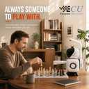 SenseRobot AI Chess Robot with Robotic Arm, Electronic Chess Board for Kids & Adults, 25 AI Levels, 1200+ Exercises, Voice Coaching, Lichess Integration, Wi-Fi OTA Updates, 18.5 x 20 x 15.6 inches