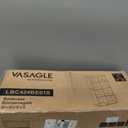 VASAGLE Custos Collection - Bookshelf, Bookcase, Cube Shelf with 8 Compartments, 9.4 x 25.8 x 51 Inches, Storage Shelf, for Living Room, Home Office, Dining Room, Ebony Black ULBC424B01