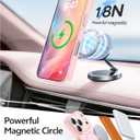 FNTCASE for iPhone 17 Pro-Max Case: [Compatible with Magsafe] Translucent Matte Cases with [Full Camera Protection] [Screen Protector] Military Grade Shockproof Protective Phone Cover - Light Pink