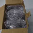 theaoo Egg Holder for Fridge, Automatic Rolling Egg Container for Refrigerator, Clear Plastic Egg Dispenser, Stackable Eggs Organizer with Quick Removable inner Tray For Organizers and Storage, 3 Pack