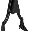 HDBUBALUS Motorcycle Backrest Sissy Bar Detachable Passenger Assembled Backrest Compatible with Harley Touring Road King Road Glide Street Glide Electra Glide Road King 2009-2025 (16 inch, Black)