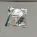 Digital Keychain Watch with Clip, Small Pocket Watch (Black)