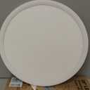 20 Inch Round LED Ceiling Light with Triac Dimming & 3 CCT Options (3000K/4000K/6500K) - 40W Super Slim Flush Mount Panel for Bedroom, Kitchen, Hallway, Garage & Office