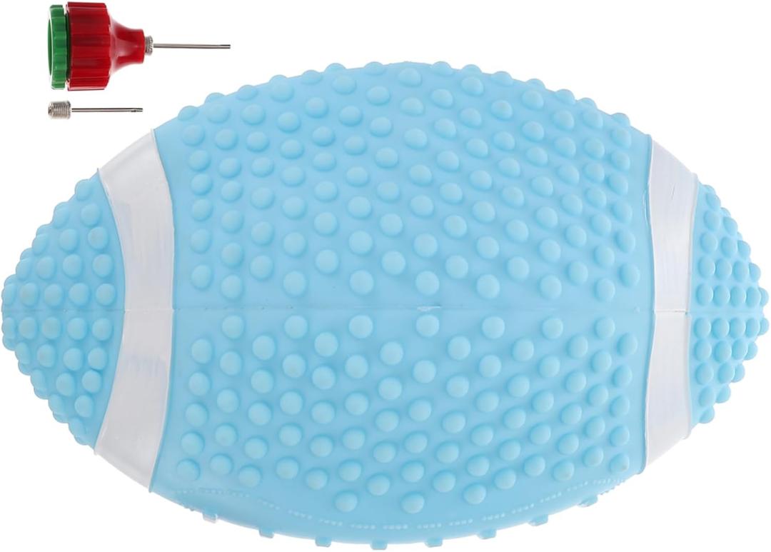 Inflatable Rugby Shape Beach Ball for Portable Underwater Fun for Pool Parties Easy to Inflate Store for Summer Outdoor Activities