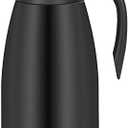 70oz Thermal Coffee Carafe Insulated Coffee Thermos, Stainless Steel Insulated Vacuum Coffee Carafes For Keeping Hot, Double Walled Insulated Vacuum Flask, Tea Water Coffee Dispenser Airpot