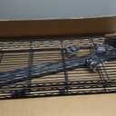 3- Shelf Metal Shelving Unit 35.6Wx14Dx36H Adjustable Storage Shelves Heavy Duty Garage Shelving Steel Wire Shelving for Laundry Bathroom Kitchen Pantry Closet Garage Black