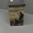 Elegear Double Sleeping Pad for Camping, 4.7" Ultra-Thick Camping Sleeping Pad 2 Person with Pillow Built-in Foot Pump, Portable Camping Sleeping Mat for Backpacking Hiking Tent (Army Green Full)