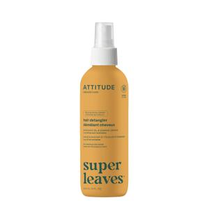 ATTITUDE Detangling Spray, EWG Verified, Vegan & PlantBased Hair Care, LeaveIn for Smooth & Manageable Hair, Orange Blossom & Eucalyptus, 8 Fl Oz
