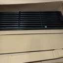 Hongso Porcelain Coated Cast Iron Grill Grid Grates Replacement for Chargriller Models 2121, 2123, 2222, 2828, 3001, 3030, 3725, 4000, 5050, 5252, 5650,9020. Set of 4