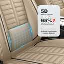 RAWAKORW Fit for Hyundai Santa Fe Seat Covers 2007-2026 Full Set