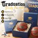 Hiboom 6 Pcs Graduation Basketball Size 1 Class of 2026 Basketballs with Air Pump for 2026 Graduation Party Favors Senior Night Milestones Coach Basketball Lover Gift Indoor Outdoor