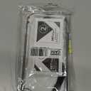 RMOCR for iPhone 15 Case & iPhone 14 Case with Screen Protector+Lanyard Wrist Strap,Magnetic Translucent Matte Rugged Slim Phone Cover Built in Invisible Kickstand [Fit for MagSafe],Grey