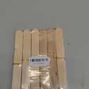 WISYOK 8'' Jumbo Craft Sticks, 60pcs Extra Large Natural Premium Wood, Ice Cream Sticks, Jumbo Sticks, Large Tongue Depressors, Plant Labels, Hair Removal and Waxing Supplies, Crafting