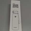 Enerbone 32 oz Insulated Water Bottle, Stainless Steel Bottle with Carrying Strap, Double-Wall Vacuum Insulation Design, Leakproof Sports Bottle with Straw, Keep Drinks Cold or Hot for Hours (Oasis)