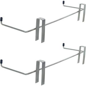 witbee 2Pcs Bee Hive Frame Holder, Stainless Steel Frame Grip Tool Beehive Frame Perch for Honey Harvesting and Inspection Beekeeping