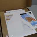 Forbena Corner White Floating Book Shelves for Wall Set of 4, Wood Nursery Corner Bookshelf for Kids Bedroom, Large Modern Round Wall Bookshelves for Living Room Decor, Indoor Plants, Bathroom (12" Depth)