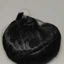 Short Black Wig with Buns for Women Short Black wig With Bangs Cartoon Movie Halloween Cosplay Costume Animie Wigs