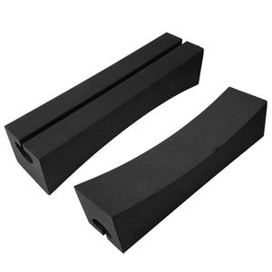 2Jadeshay Car Roof Rack Pads for Surfboards, Kayaks and SUPs, Universal Soft Lightweight & Durable PE Car Top Crossbars, Easy to Install Portable Roof Racks Black