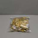 Women's Liquid Metallic Rainbow Bikini Sets Shiny String Padded Triangle 2 Pieces Swimsuit Set, M