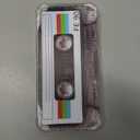 Case for iPhone 12 Mini Matte Finish Heavy Duty Soft Back Cover with Reinforced Corners TPU Soft Bumper Retro Cassette Tape Case Compatible with iPhone 12 Mini