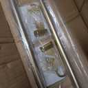 2 Pack Warm Gold Disc Curtain Rods, 48-84 Inches Window Curtain Rod,Adjustable Room Darkening Drapery Rod with Aluminum Finials and Brackets,Wrap Around Design