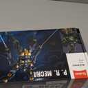 Mech Building Sets, Black Robot Mecha Building Kit with Two Knife, Collectible Gift for Teens Boys 8+, Compatible with Lego Mech Set, 534 PCS