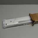 HOTSOON Aluminum Mini Blinds for Indoor Windows Cordless 1In No Holes 100% Privacy Protection L-Shaped Slats Room Darkening Horizontal Window Blinds for Office, Home, White, 22" W x 48" H