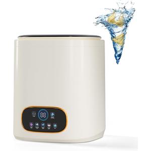 Portable Fully Automatic Washing Machine, 9L Compact Underwear Mini Washer with LCD Touch Control Screen, One-Touch Operation, Easy Installation, Ideal for Apartments, Dorms, RVs & Travel, 110V