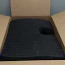 Cushion Lab Patented Pressure Relief Seat Cushion for Long Sitting Hours on Office & Home Chair - Extra-Dense Memory Foam for Soft Support. Car Pad for Hip, Tailbone, Coccyx, Sciatica - Black