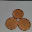 Set of 6 Wooden Coasters With Holder - Coffee Table Coasters for Drinks, Modern Home Decor, Dining Table Decorative Set, Cute Beer Bar Rustic Outdoor Wood Coaster
