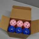 Joyberg Practice Golf Balls 24 Pack, 42mm Plastic Golf Balls, Practice Golf Balls for Backyard, Training Golf Balls for Swing Practice (Multicolor)