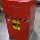 Frigidaire Retro Compact Fridge Freezer Combo, 3.1 cu. ft. Capacity, Small Top Freezer Refrigerator, Mini Fridge with Built-in Bottle Opener  19"D x 20.5" W x 33.5" H (Red)