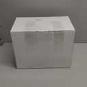 20 Pcs Small Plastic Bud Vases Bulk with Ribbon for Centerpieces, Clear Flower Vases for Wedding Home, Height Shatterproof Vase for Wedding Home Party Table Decoration(White Ribbon)