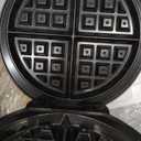 Chefman Rotating Belgian Waffle Maker, 180 Flip Iron w/ Non-Stick Plates, Adjustable Timer, Locking Lid, & Drip Plate, Space Saving Storage, Mess-Free Breakfast, Stainless Steel/Black