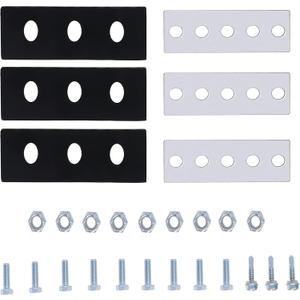 Snowblower Rubber Impeller Kit 1/4" 3-Blade Universal Compatible with Modifies 2-Stage Machine 1/4" Thick Rubber Paddle