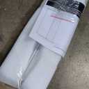 Paramondo Retractable Door Screen for Single Door, Free Stop Sliding Patio Doors - Durable White Aluminium Frames with Fiberglass Mesh - White, Size 38 9/16" Wide x 81 3/8" High